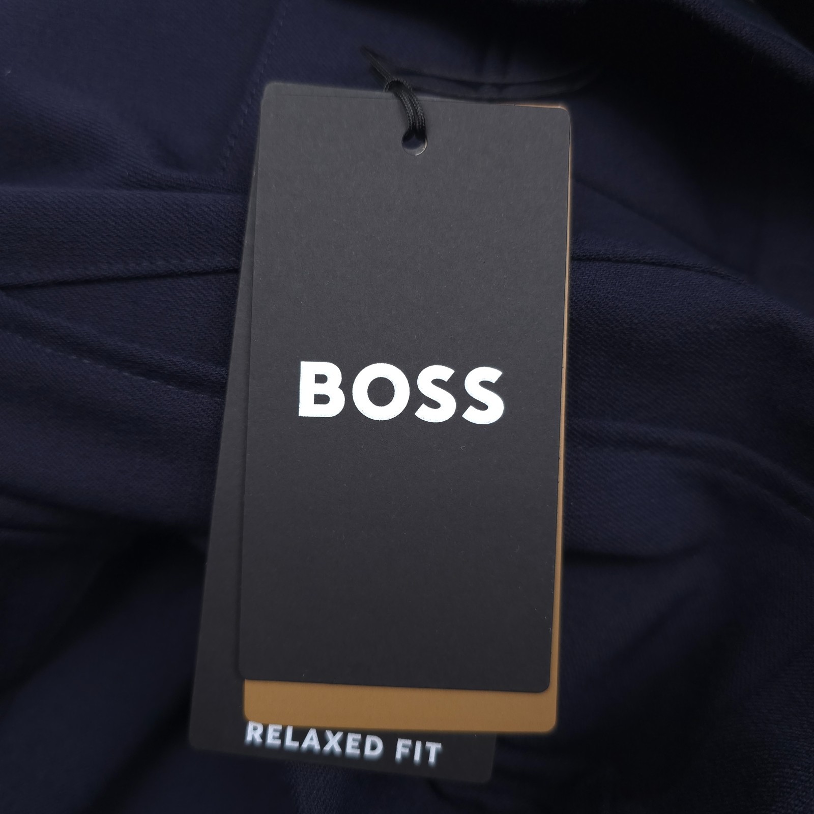 Hugo Boss Pepe-241 Cargo Pants Mens Size 30R Relaxed Fit Dark Blue