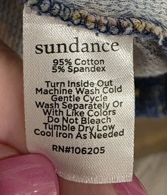 SUNDANCE Thermal Waffle Knit Long Sleeve Shirt Top Blue Cuff Details Sz XXL Euc