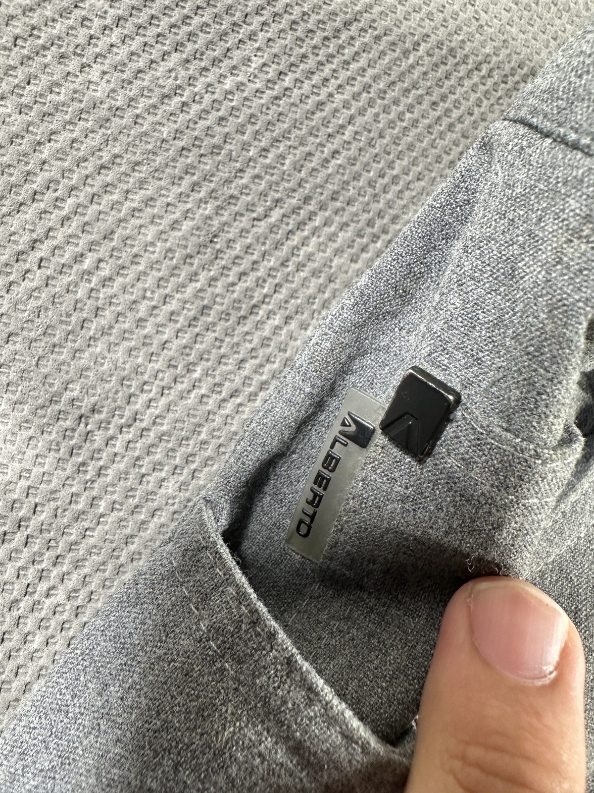 Alberto Comfort Fit Mens 52 Gray Relaxed Dress Pants Tom Ceramica