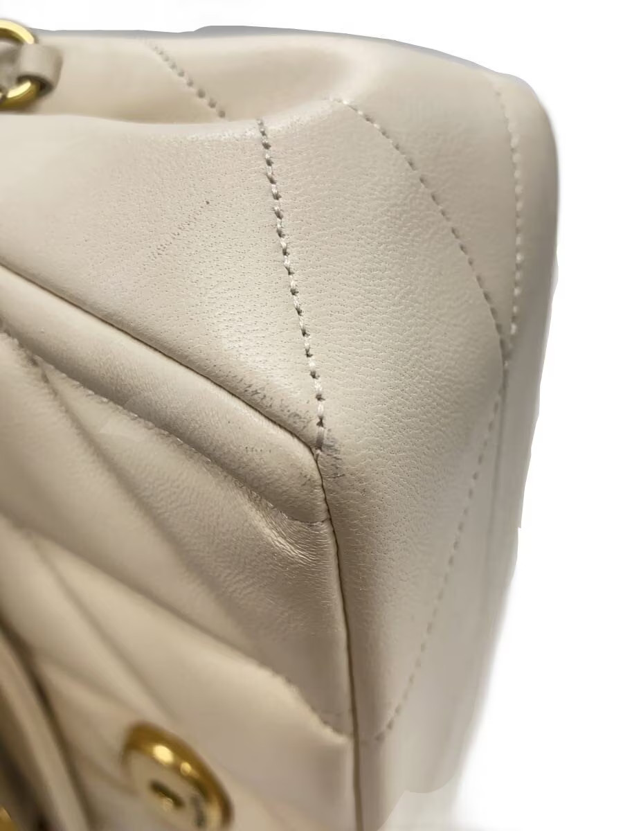 COACH Shoulder Bag Leather WHT Solid CP149 from Japan