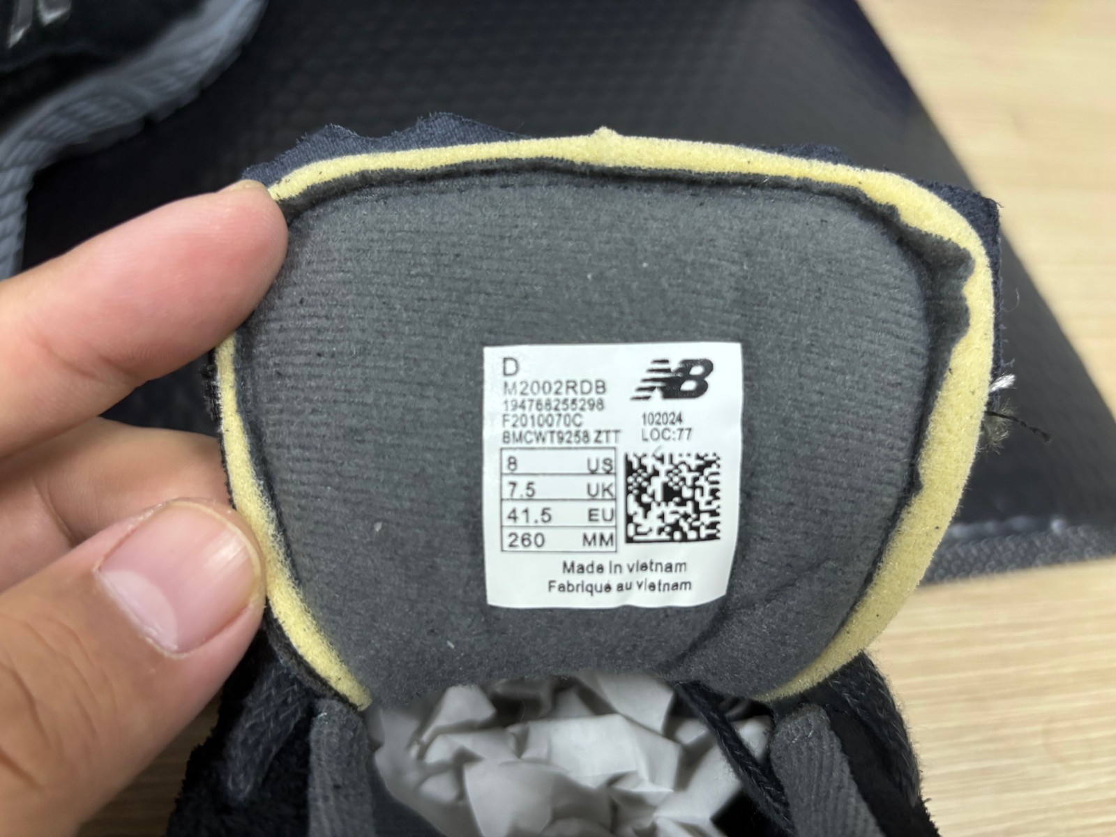 Men’s Shoe New Balance 2002R Black Protection US 8-12 NO BOX USA READY SHIP