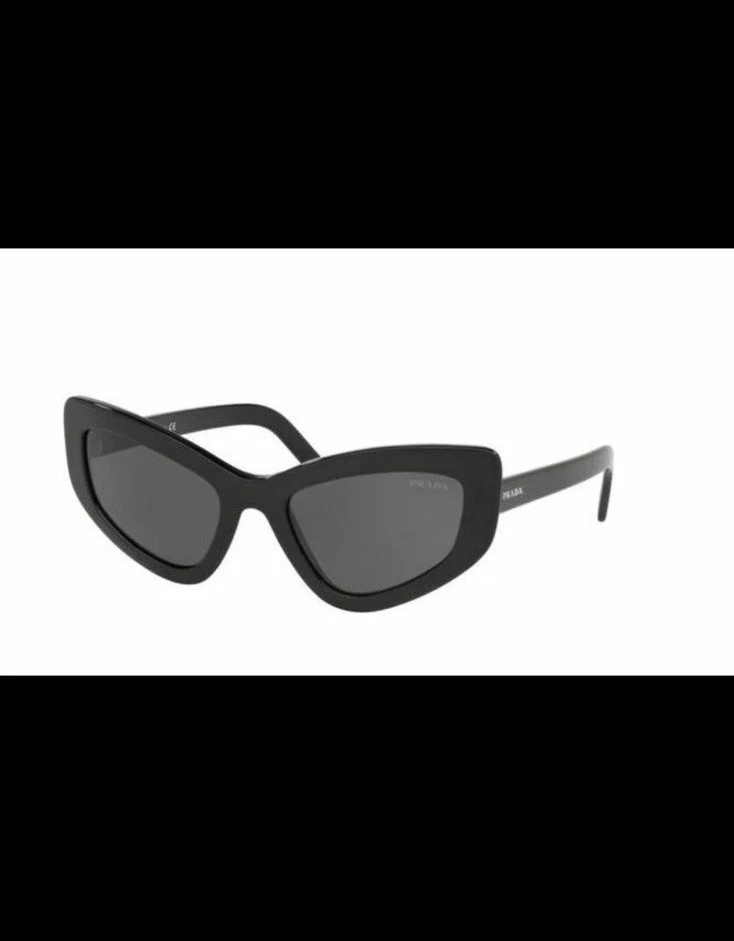 Prada Sunglasses Black Frames Gray Lens 1AB-5S0 / SPR08V-F