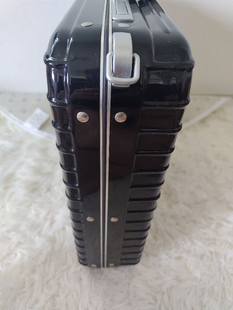 RIMOWA Limbo Series Briefcase Attache Case Black 14L Polycarbonate Alumunium