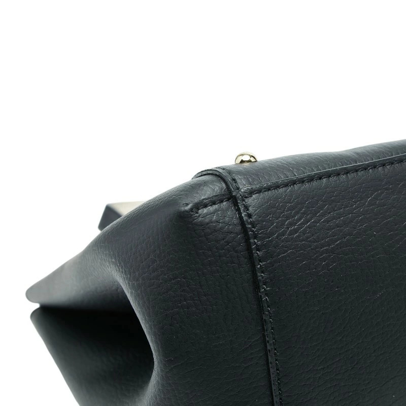 Kate Spade Handbag Shoulder Bag 2WAY Black Leather Ladies Used