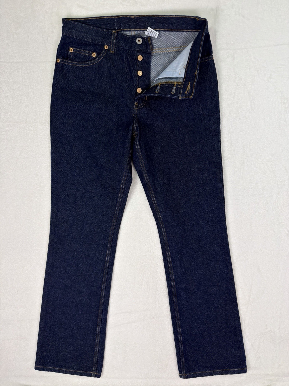 Vintage Gap Jeans Womens 8 Blue Bootcut Dark Wash Denim High Rise Button Fly