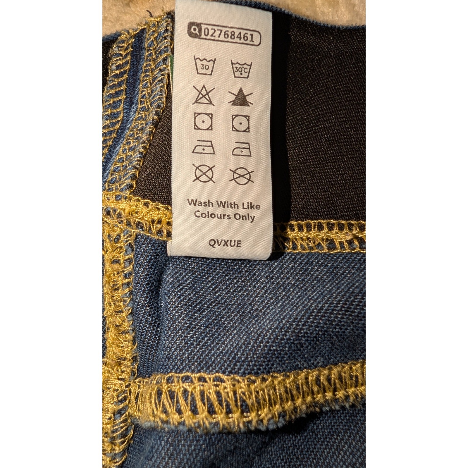 Halara Womens Wide Leg Denim Pants Medium Wash Pull On High Rise Tall Size M