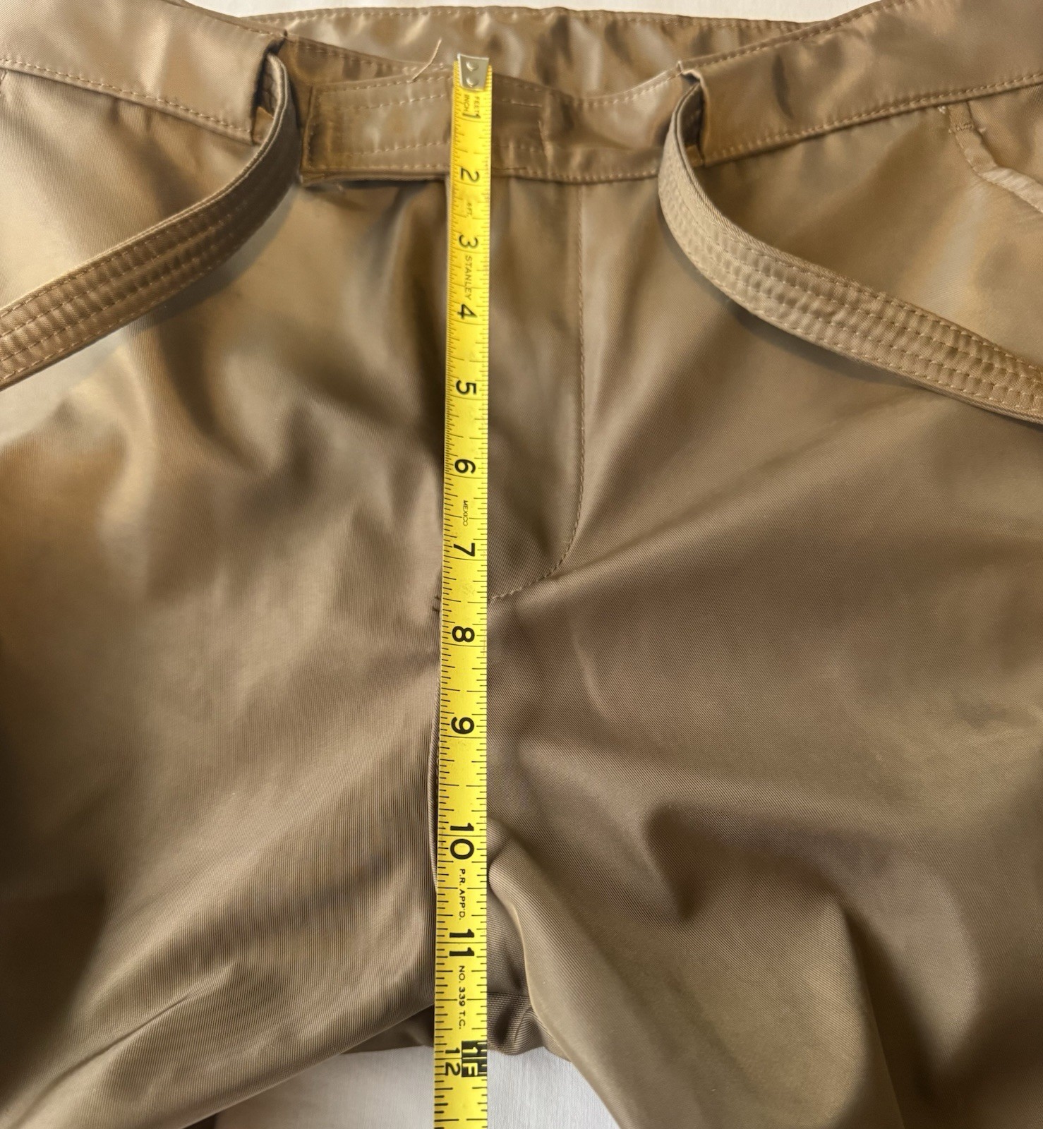 MNML Brown Snap Button Cargo Pants Draw String Waist 30/31 Small