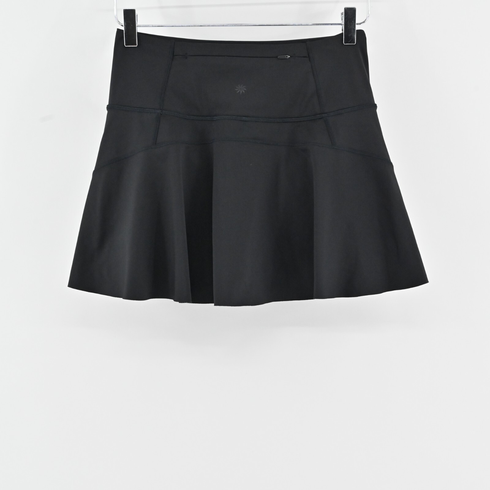 ATHLETA Skort Size XS Ace 13.5 in Black Tennis Skirt Pickleball Athletic Stretch