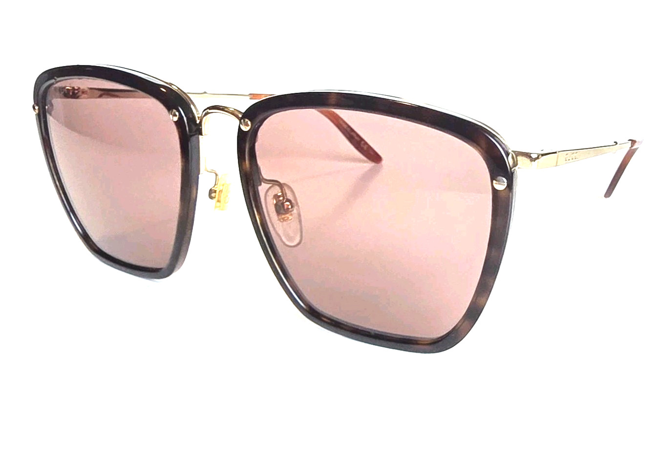 Gucci Sunglasses GG0673S 002 Havana Gold/Brown Lens Square 56mm – See Pics