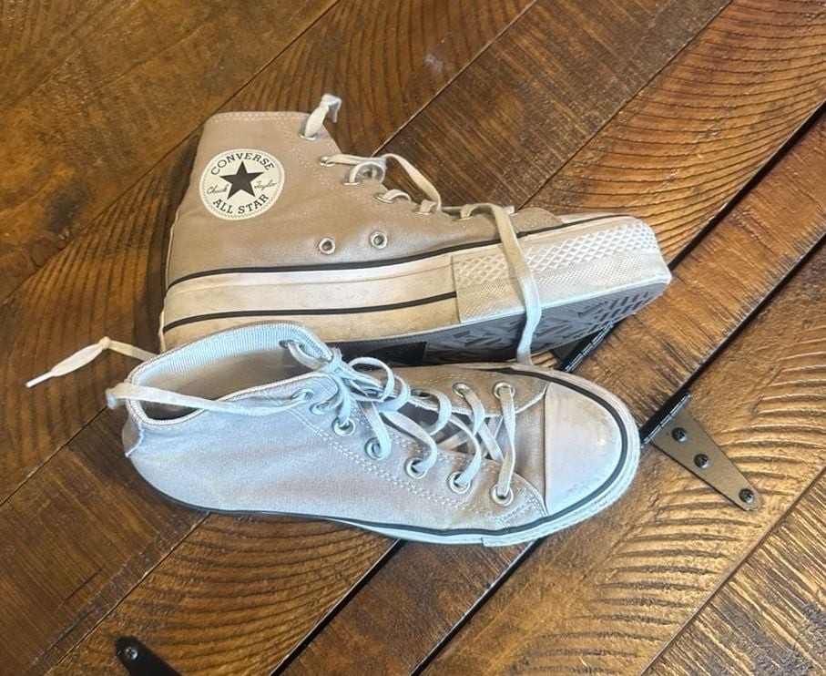 Chuck Taylor All Star Mixed Material Unisex High Top Shoe. .com,