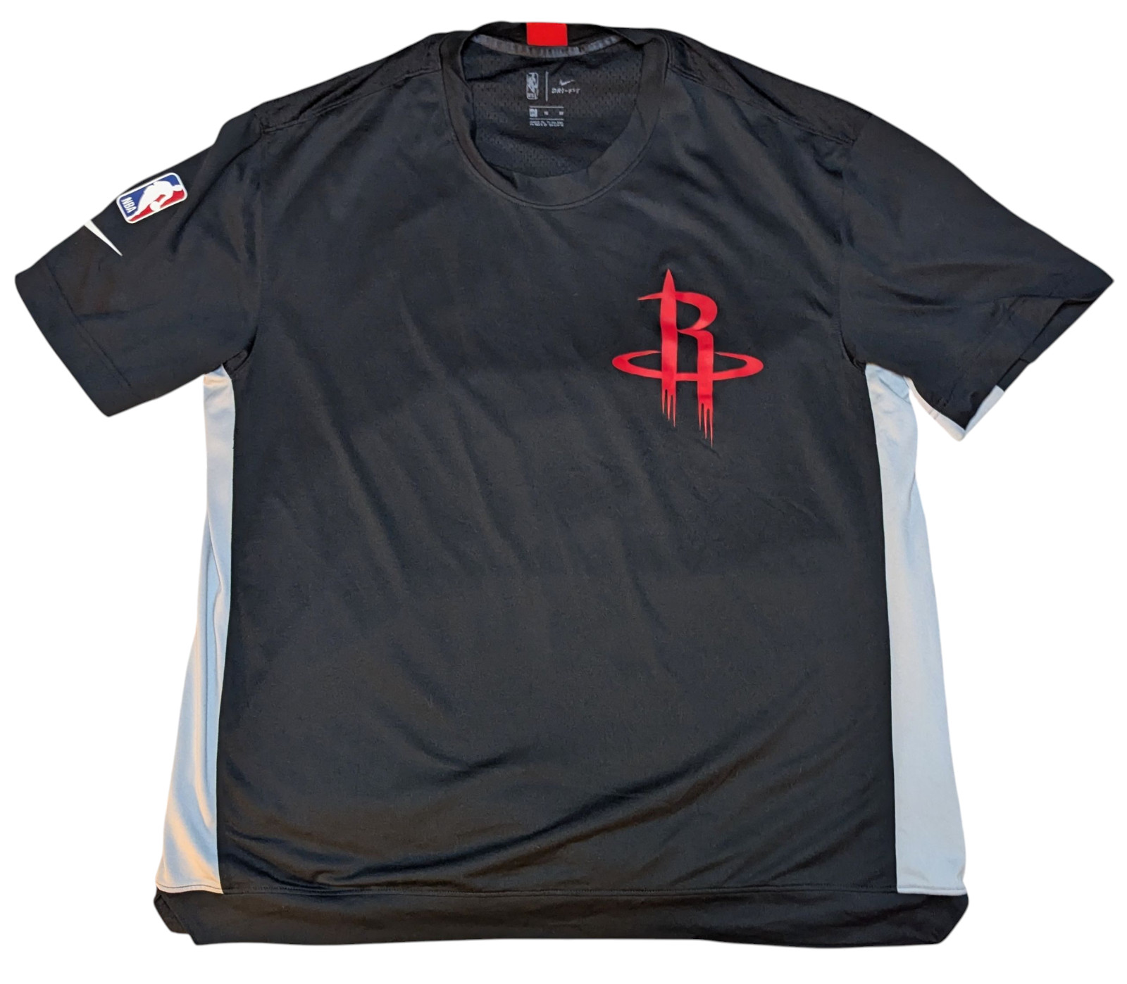 Nike HOUSTON ROCKET Shooting Shirt Mesh City Edition Mens XL Performance H-Town