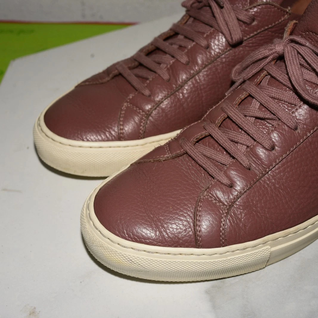 Common Projects Achilles Low Italy Leather Mauve Sneakers Men 42