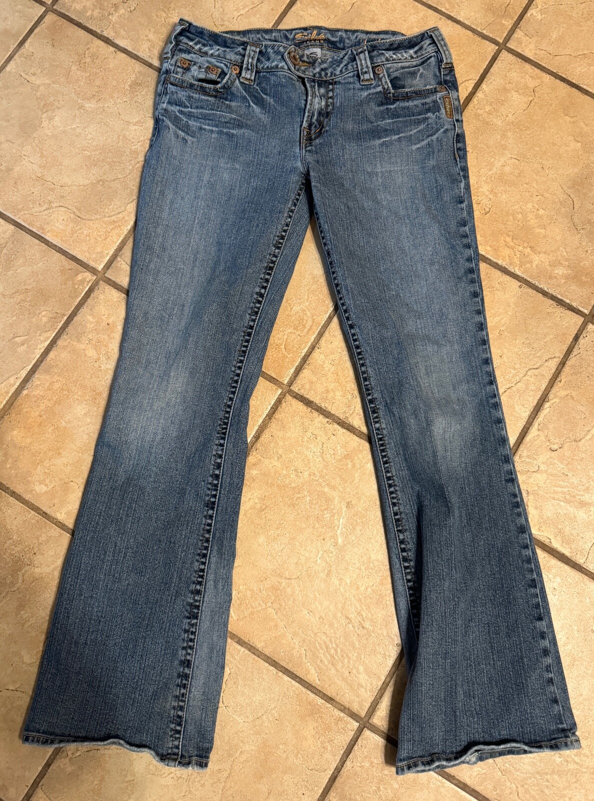 Silver Tuesday Women’s Denim Blue Jeans 31/33 Indigo Dye 32 In. Waist Bootcut