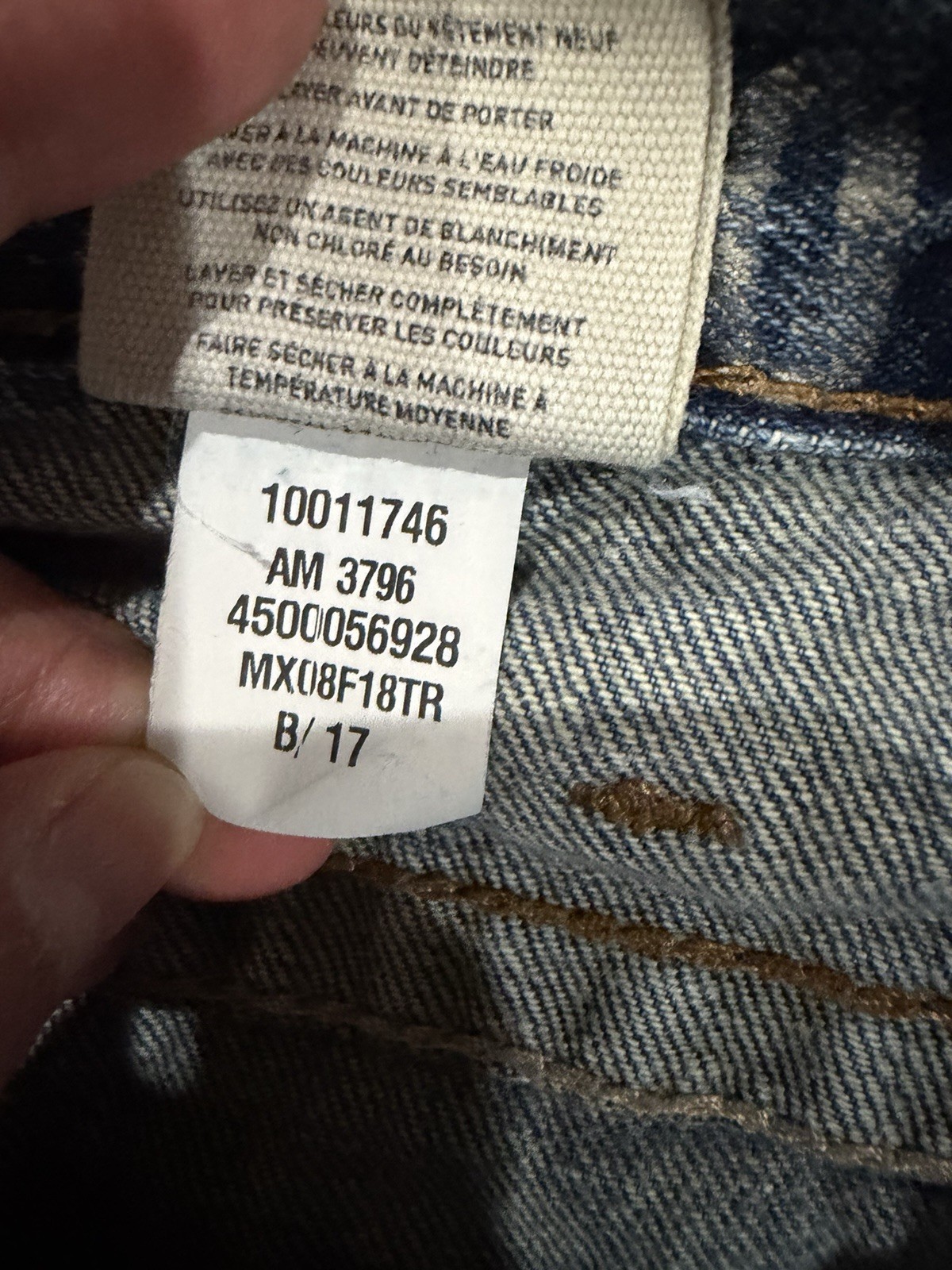Ariat M4 Bootcut Jeans Men’s 38×34 Preowned Blue Cotton