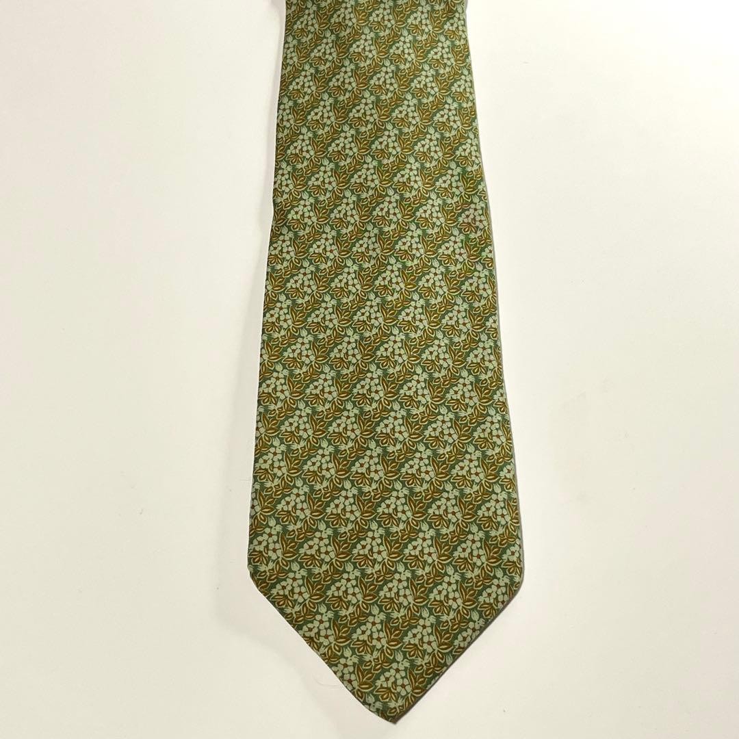 Fendi Floral Pattern Tie All-Over Design Used