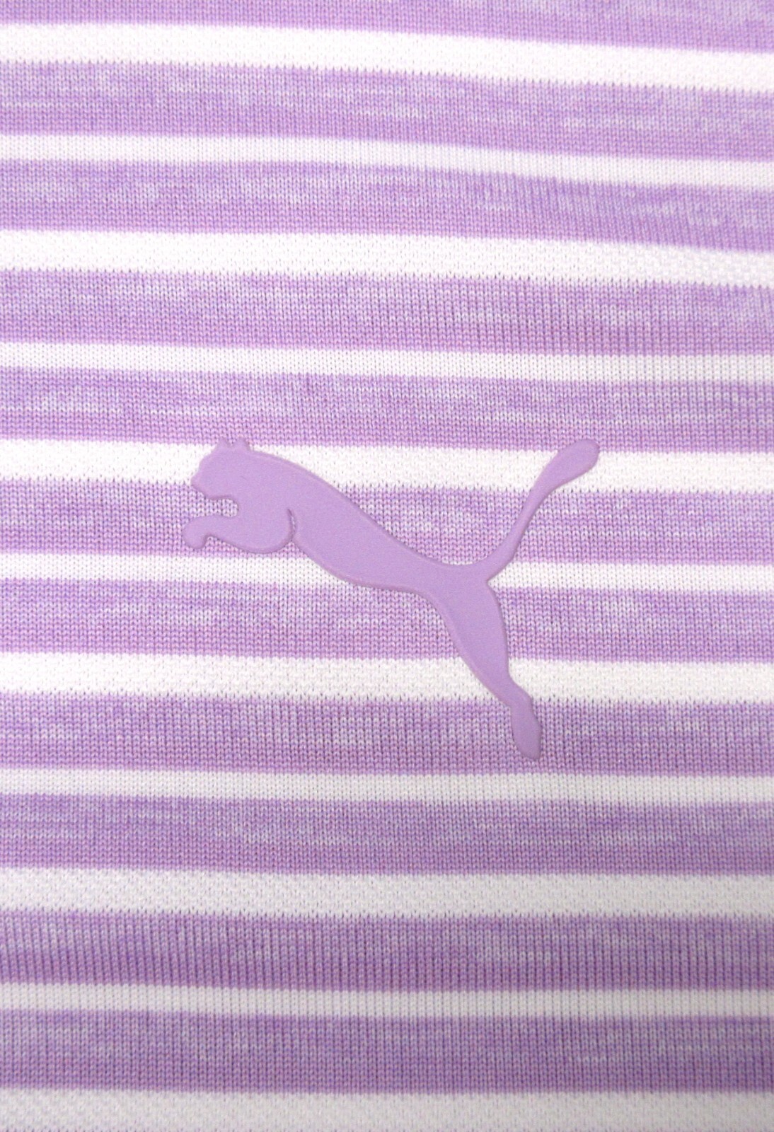 PUMA POLO/GOLF SHIRT POLY/SPANDEX BLEND LAVENDER & WHITE 2X-LARGE, XXL