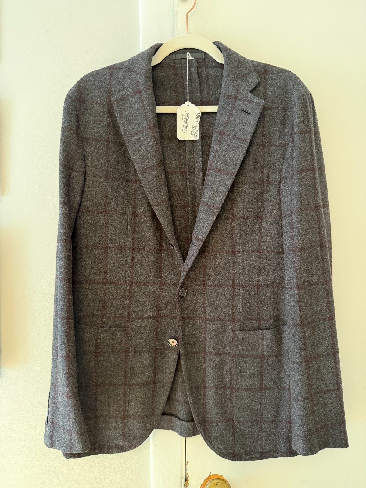 Caruso 100% Unlined Wool Blazer 50IT/40US, NWT Made in Italy $1395