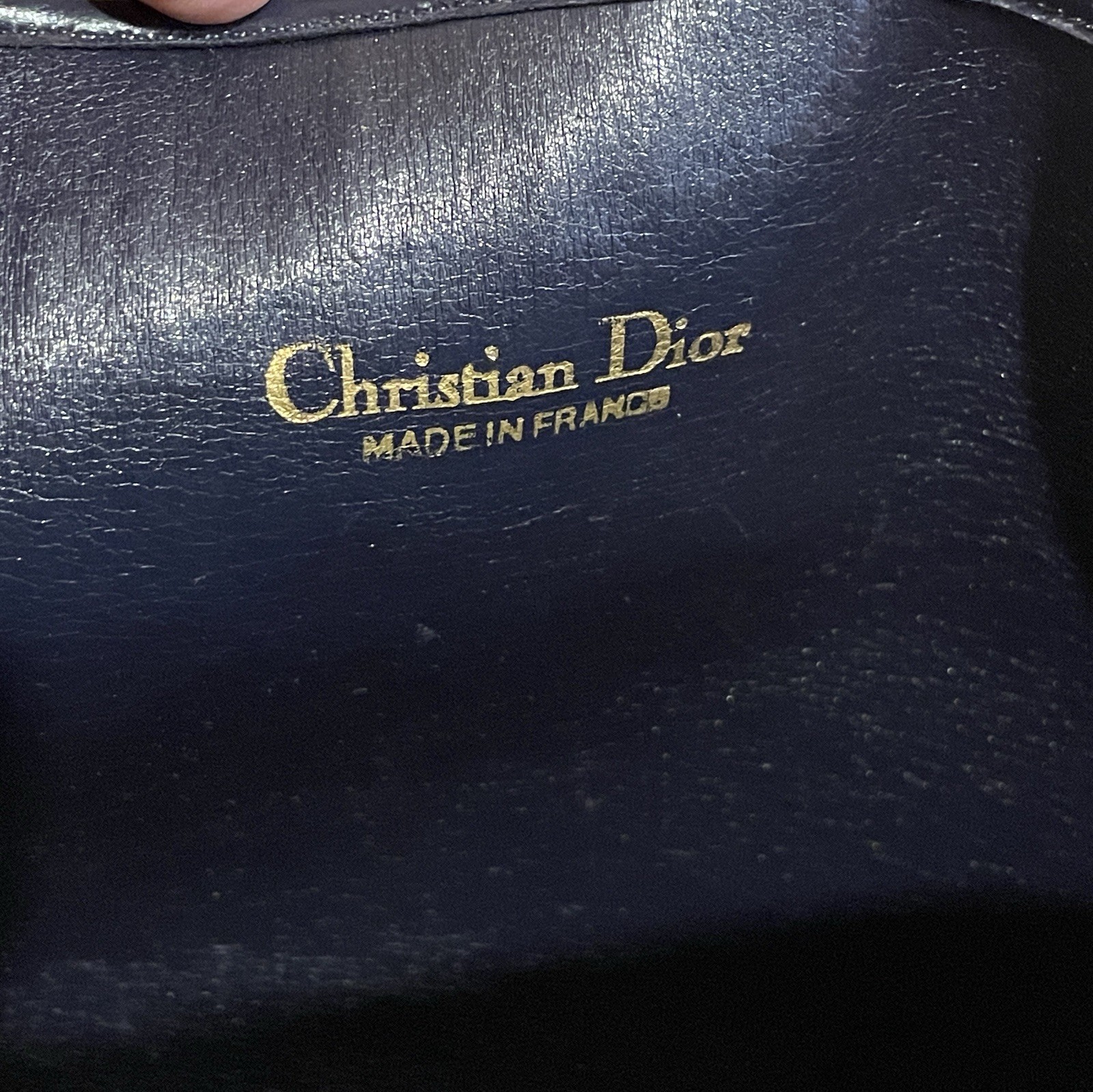 Christian Dior Oblique Trotter Pattern Bag Vintage 70s/80s