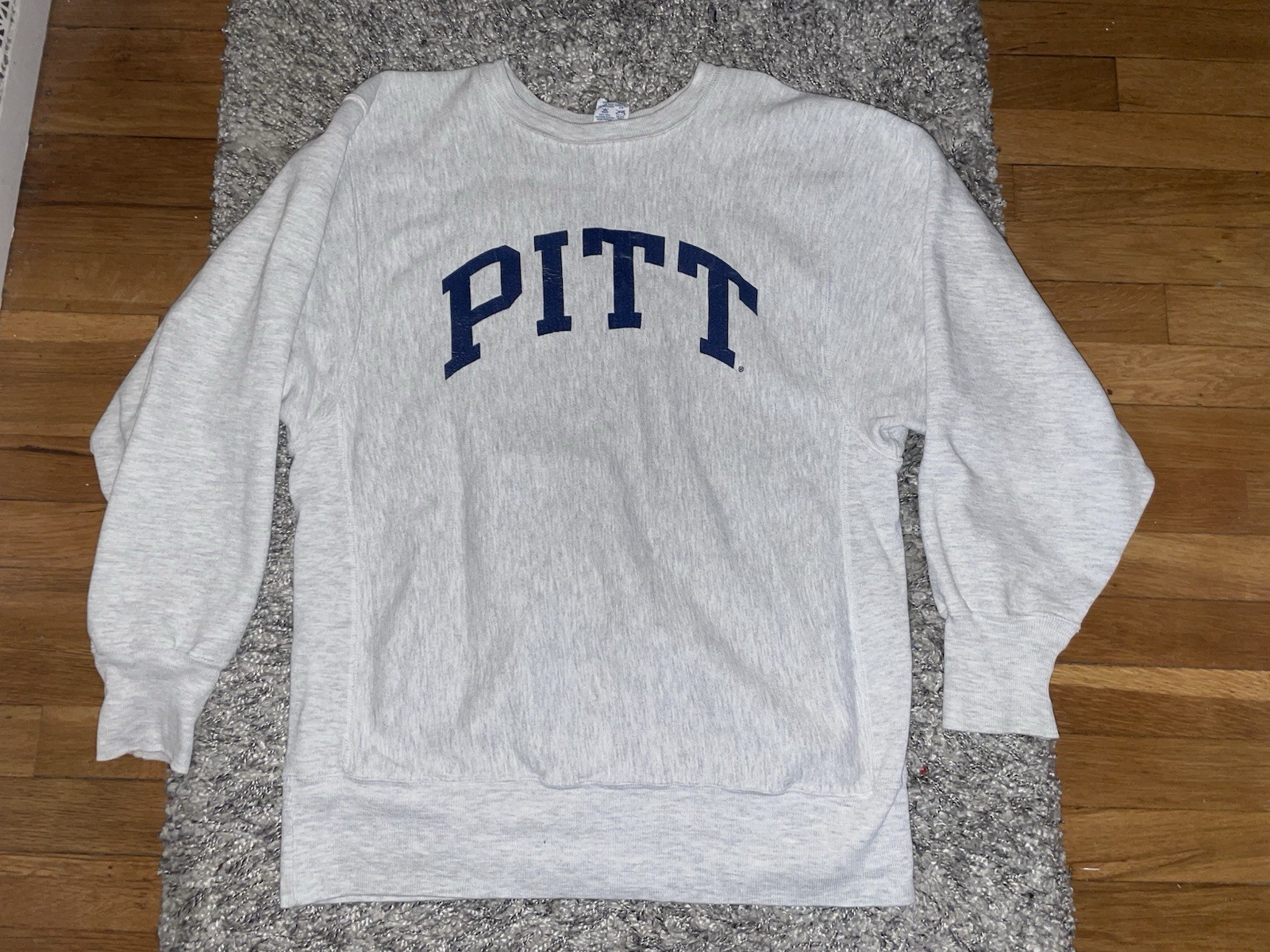 Vintage 1990s Pitt Champion Reverse Weave Sweatshirt XL University Of Pittsburgh