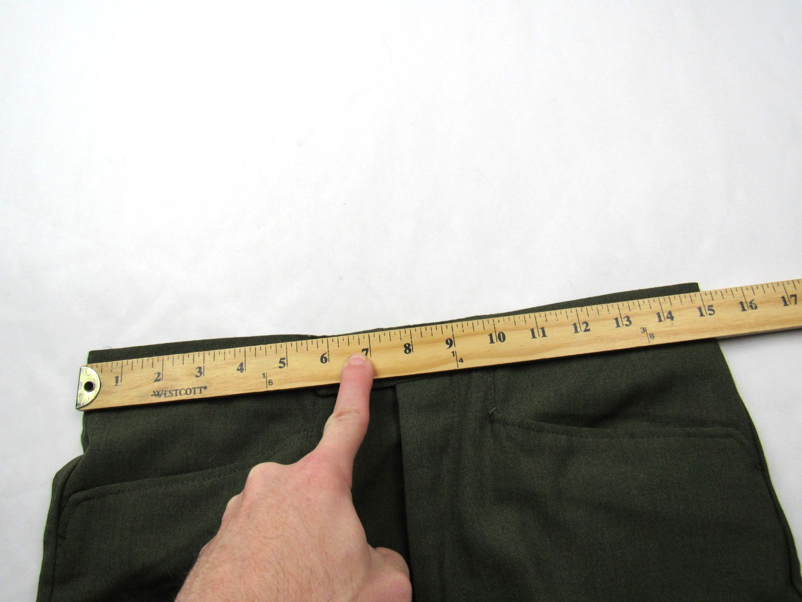 Vtg 60s Wright Koratron Hollywood Mod Trousers Pant 34.5 x 31.5 Cotton Blend VLV