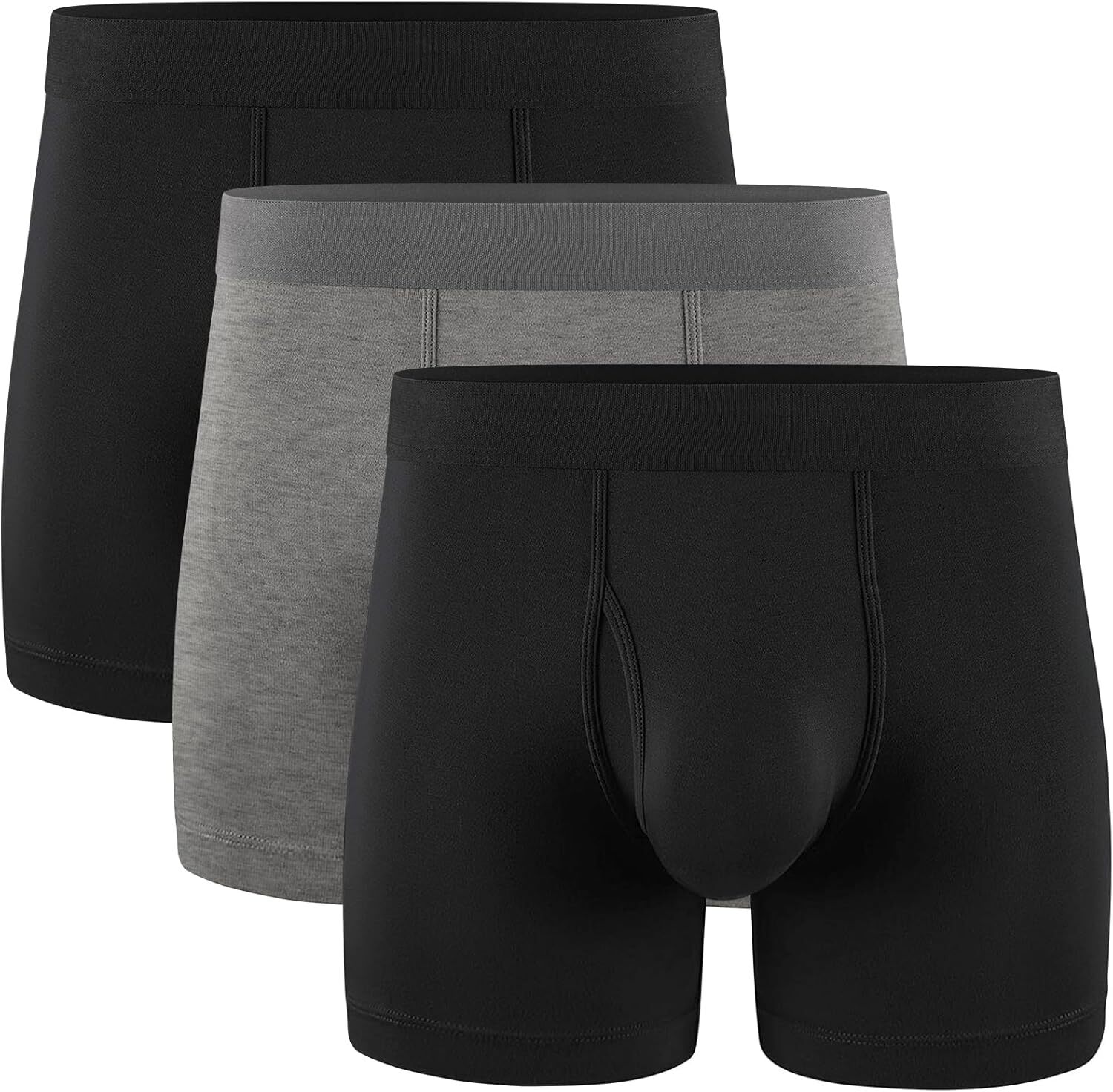 5Mayi Men Underwear Boxer Briefs Cotton Regular Long Mens Boxer Briefs Und