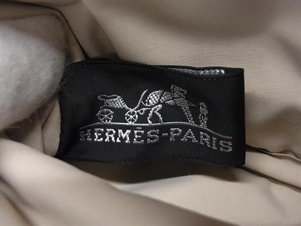 HERMES Bollywood Pouch 20 Canvas Pouch Orange AX3267