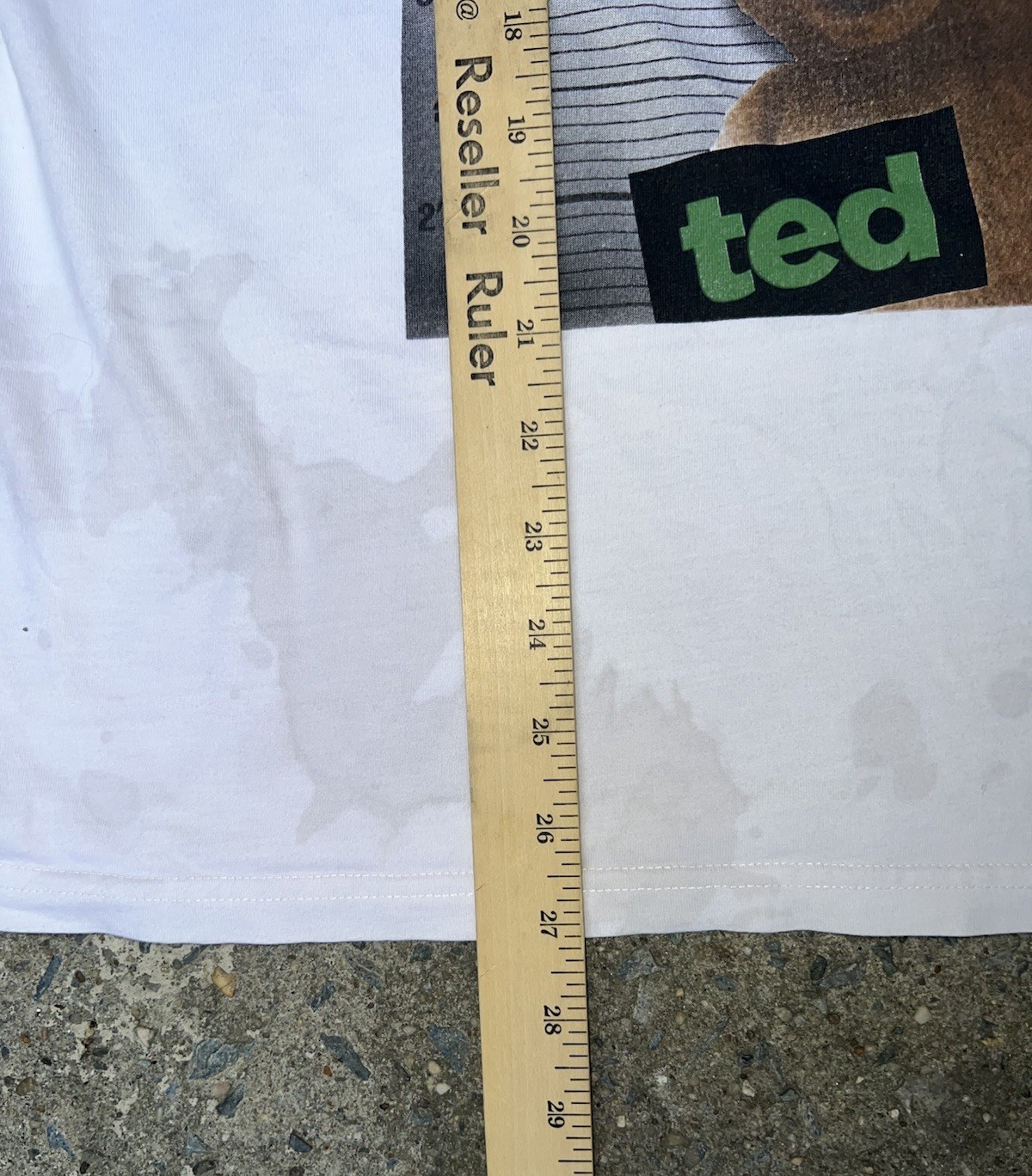 Ted 2012 Movie Mugshot Jail Bailout Shirt XL White