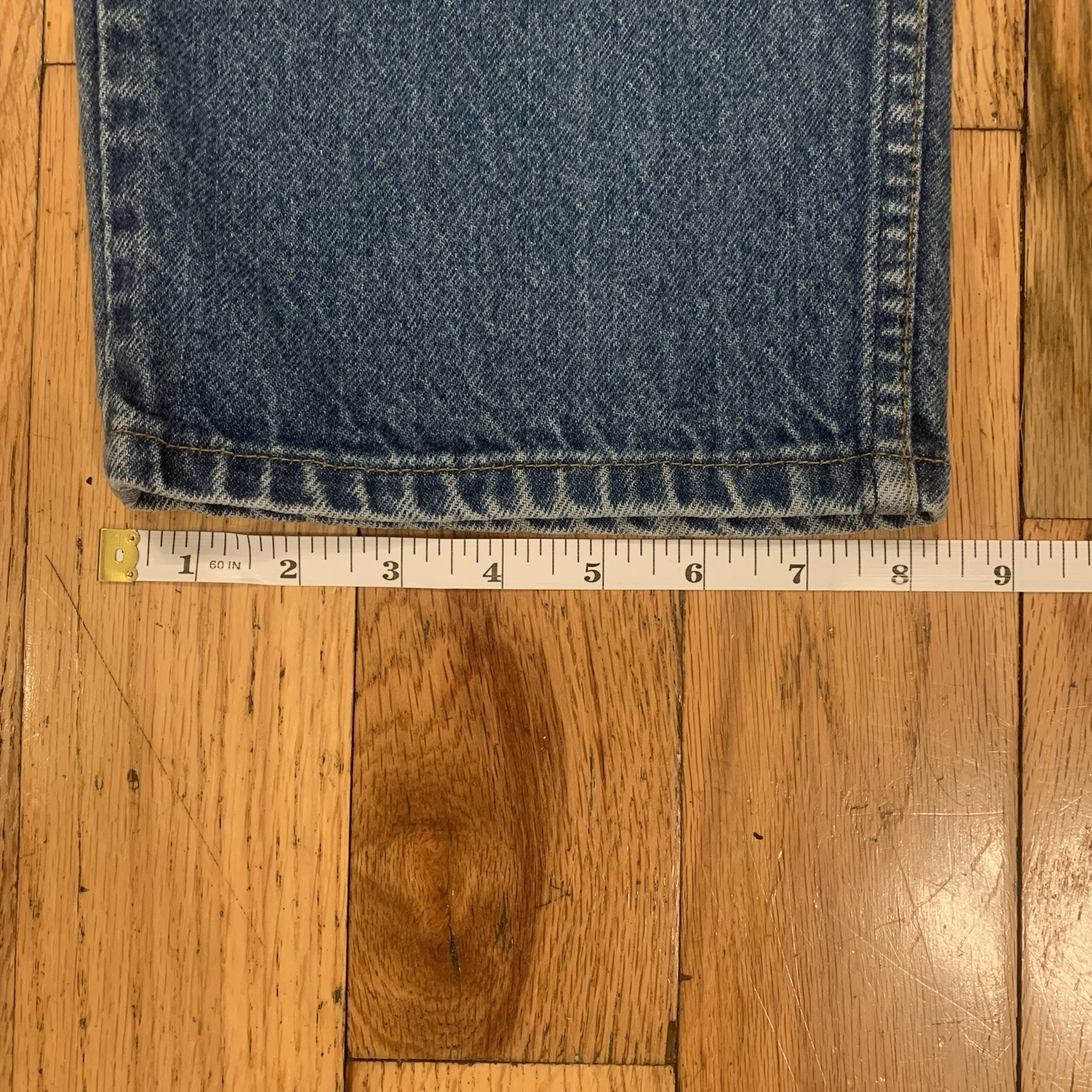 Vtg Levis Orange Tab 505 Men’s 36×30 Regular Fit Blue Jeans Made In USA