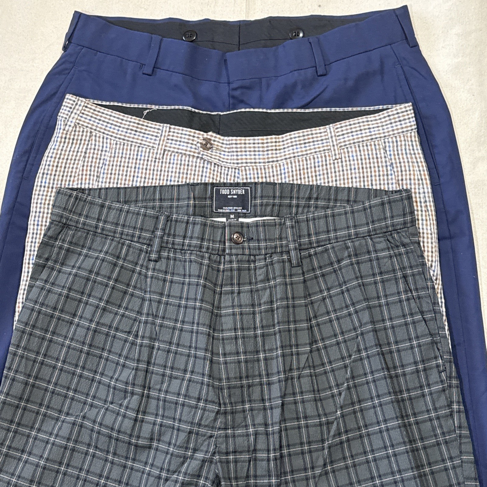 Lot Todd Snyder Pants Mens Sz M Tab Front Chino Straight Fit Stretch Bundle