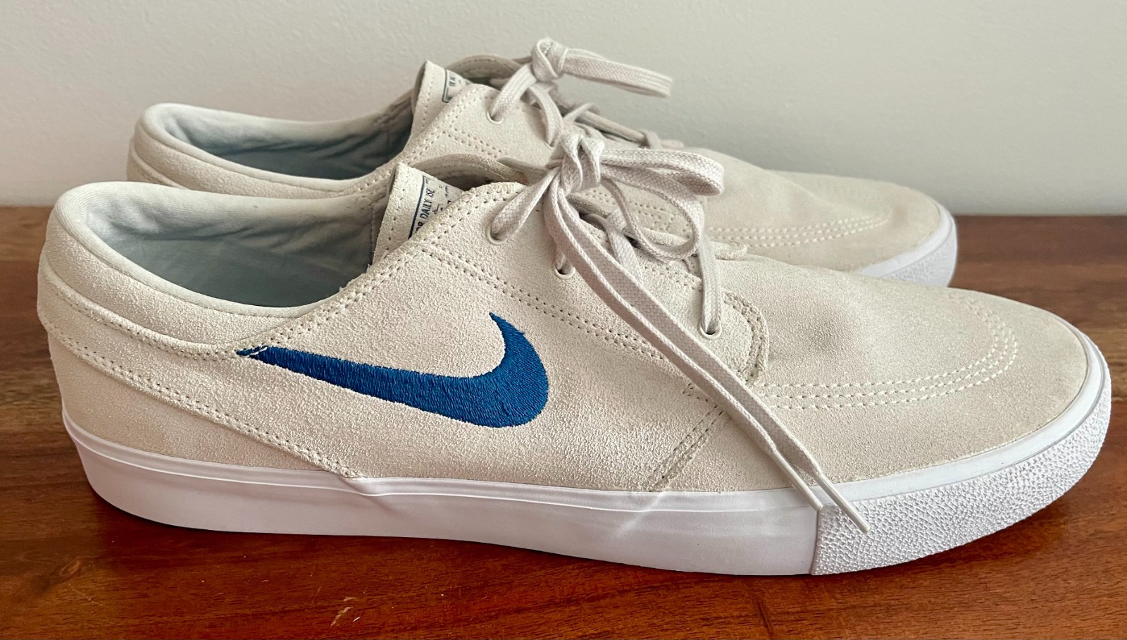 NEW Nike SB Zoom Stefan Janoski Summit White/Blue Men’s Shoes Size US 15 M