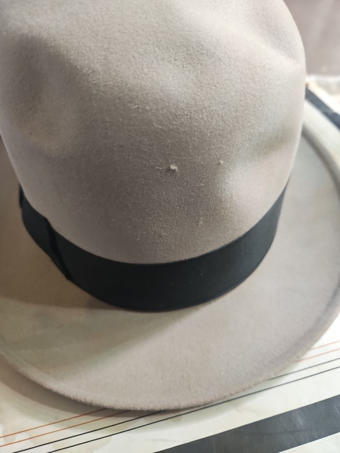 Vintage Borsalino Alessandria Fedora Hat 7 – See Pics Cosmetic Imperfections