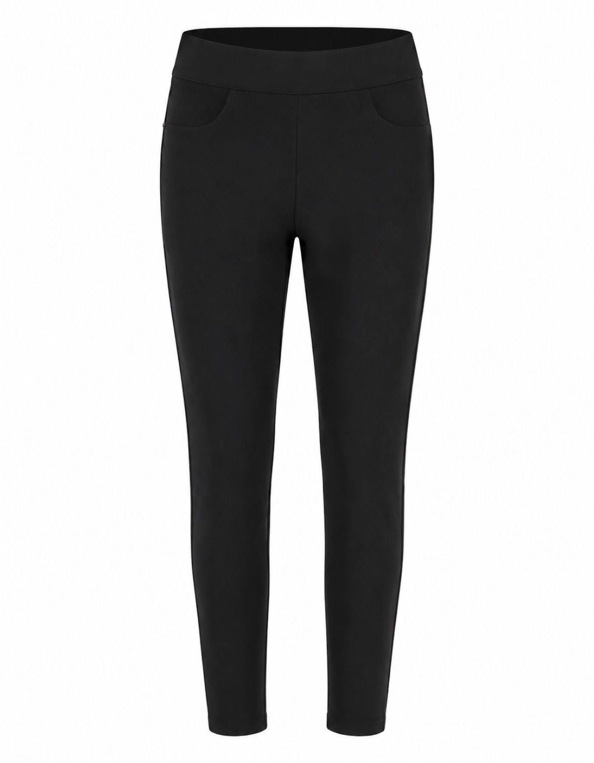 Spanx By Sara Blakely Black Pull-On Ankle Pants with Pockets, M