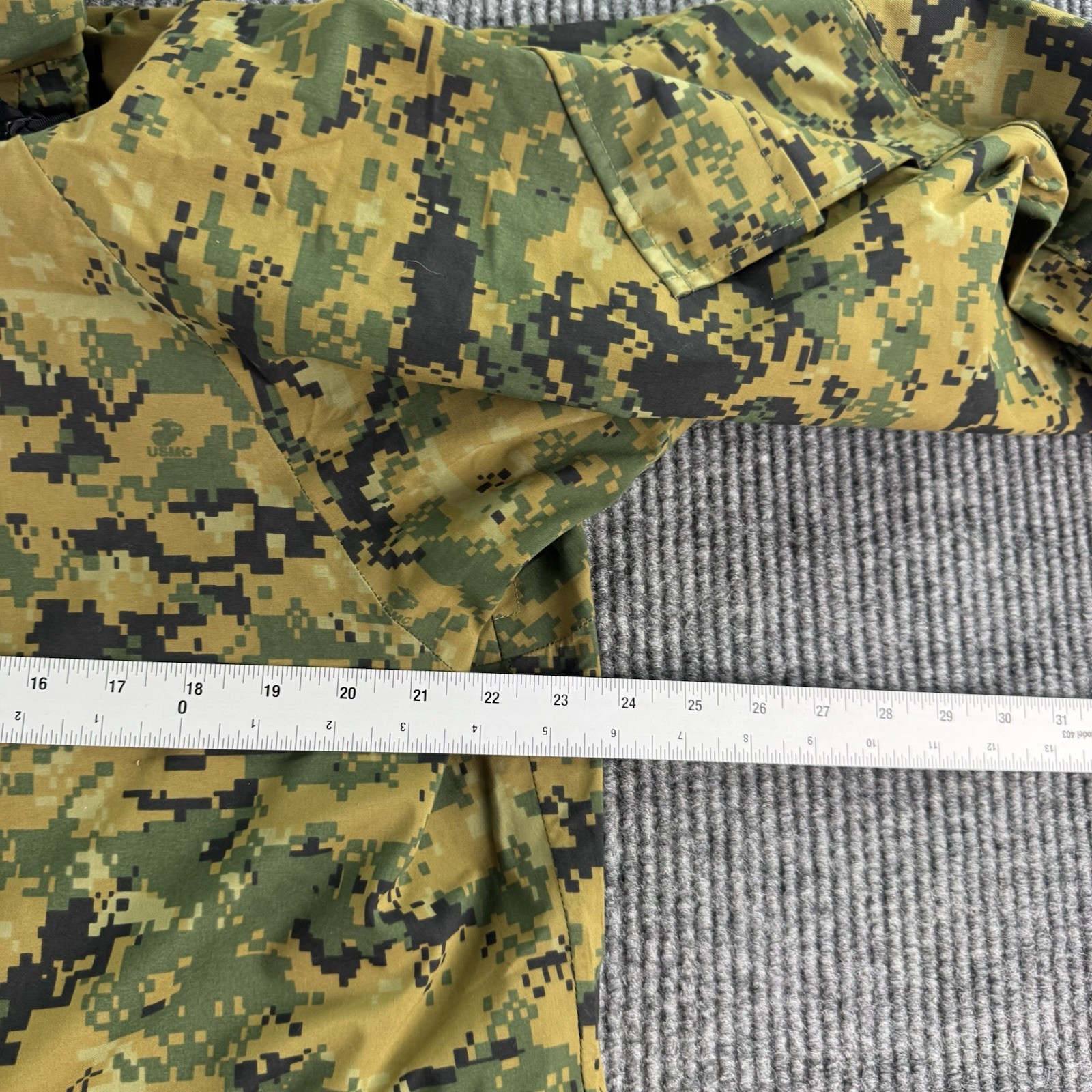 USMC MARPAT APECS Parka Medium Reg Digital Camo Rain Jacket Tennier USA Goretex