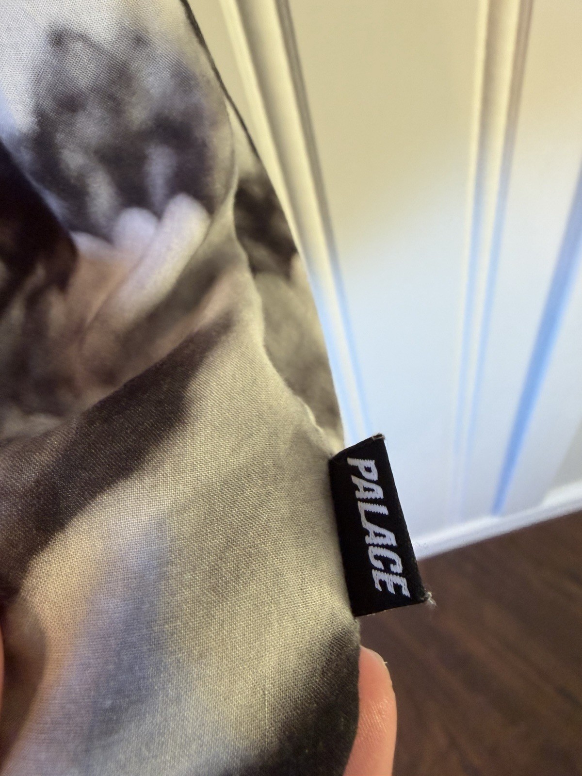 Palace Skateboards Snake Shirt Grey Rayon Camp Collar Summer 2022 Size M