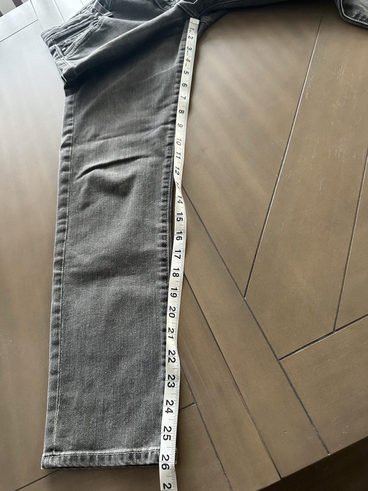 AG Adriano Goldschmied THE EX-BOYFRIEND SLIM Gray- 25 Reg