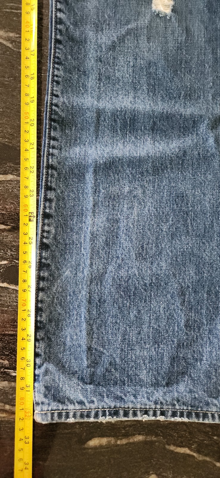 Abercrombie & Fitch Mens Kilburn Low Rise Boot Jean Sz W36 L32 Button Fly Y2K