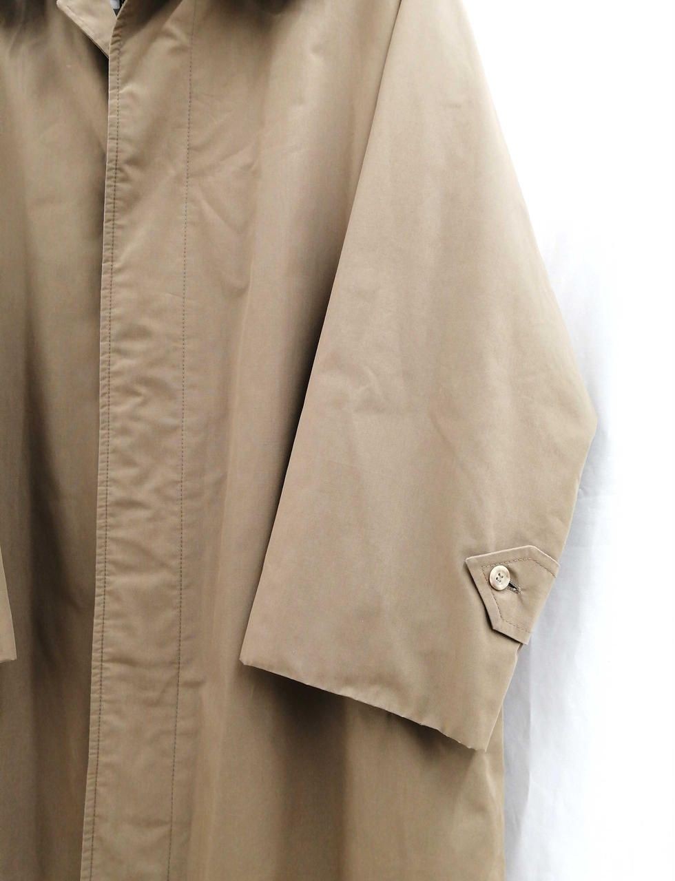 BURBERRYS One Sleeve 80s Long Coat Made in Spain Nova Check Used