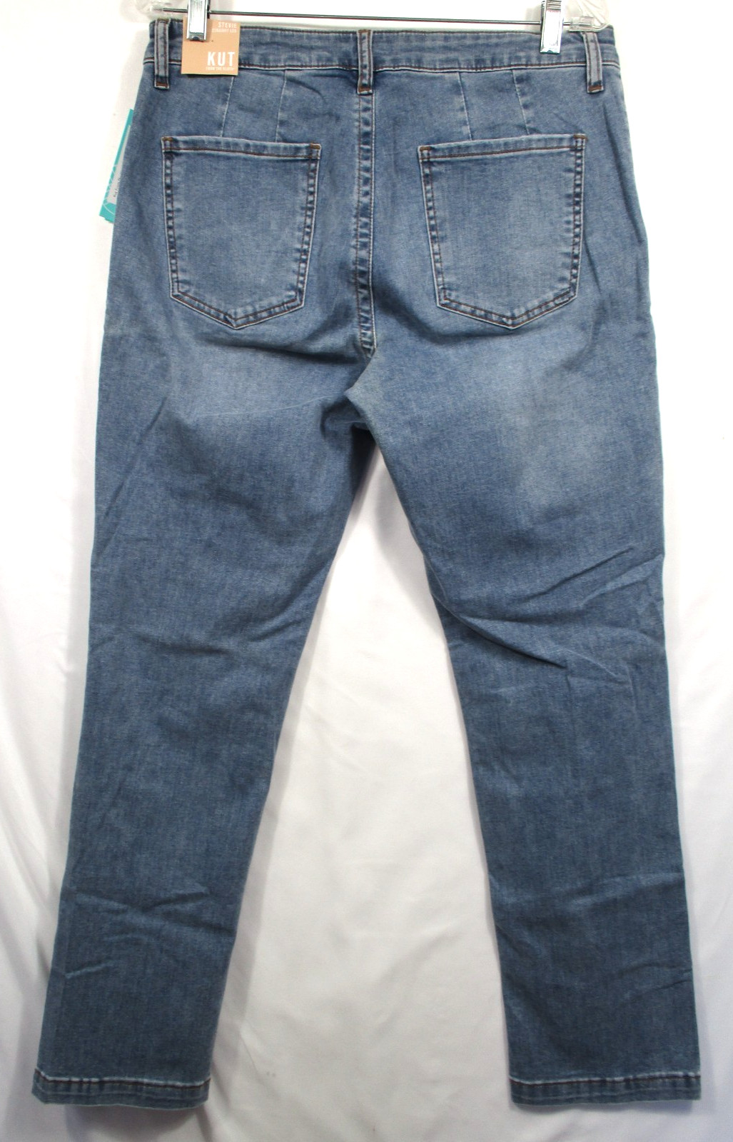 -NWT KUT From The Kloth Stevie Straight Leg Women’s Jeans Indigo Sz 12