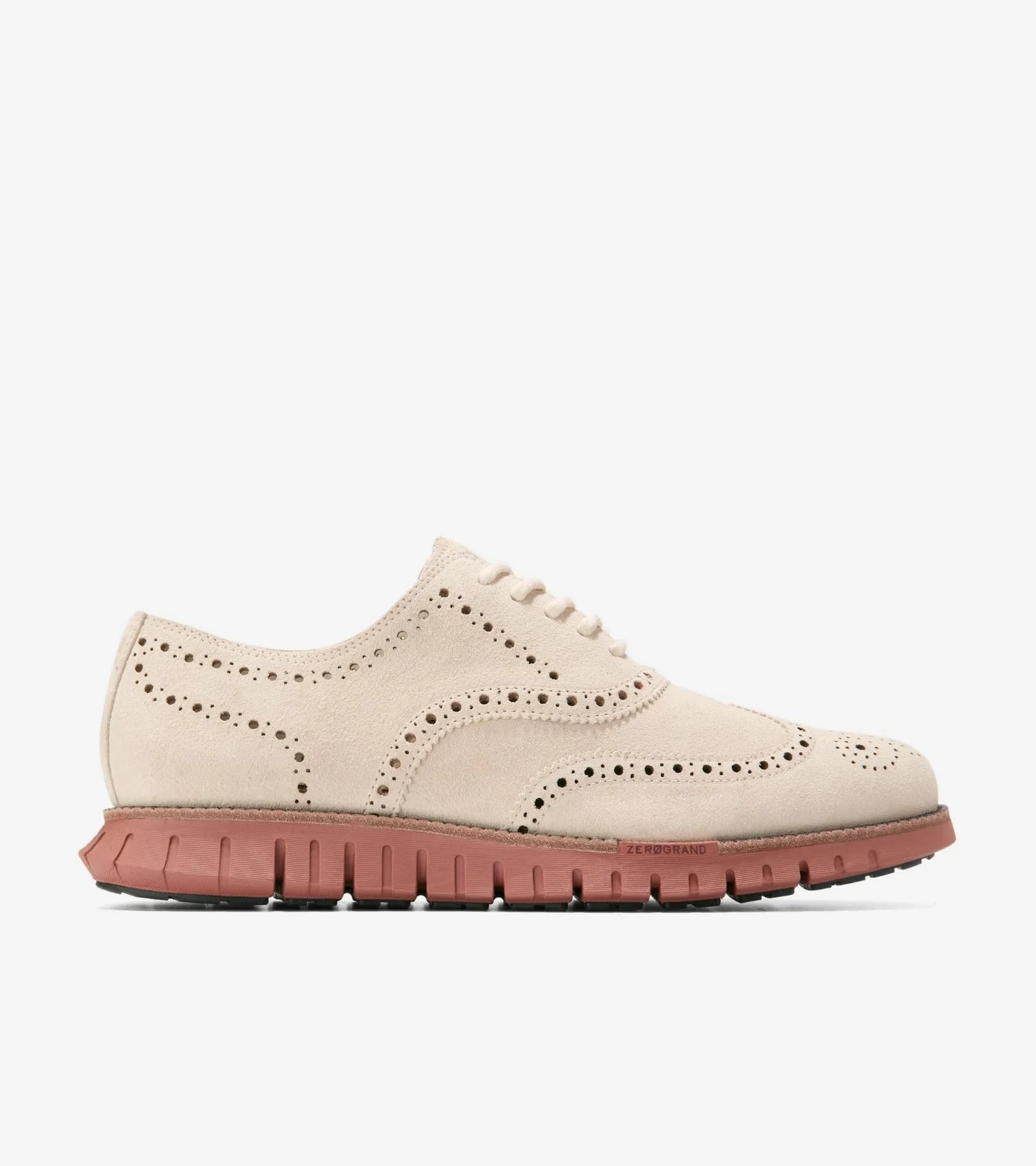 Cole Haan Men’s ZERØGRAND Remastered Wingtip Ox, C39018 Size 11 W, Gray/Redwood