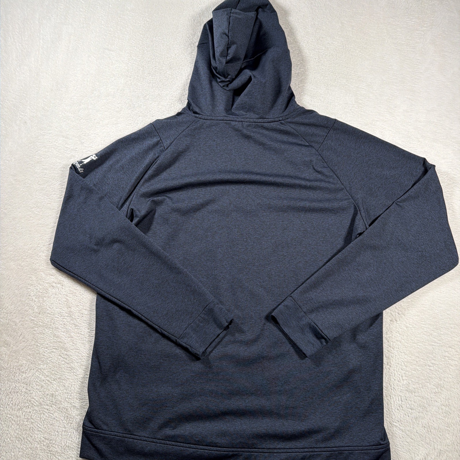 UNRL Hoodie Mens Large Navy Crossover Performance Pullover Stretch Unreal Golf