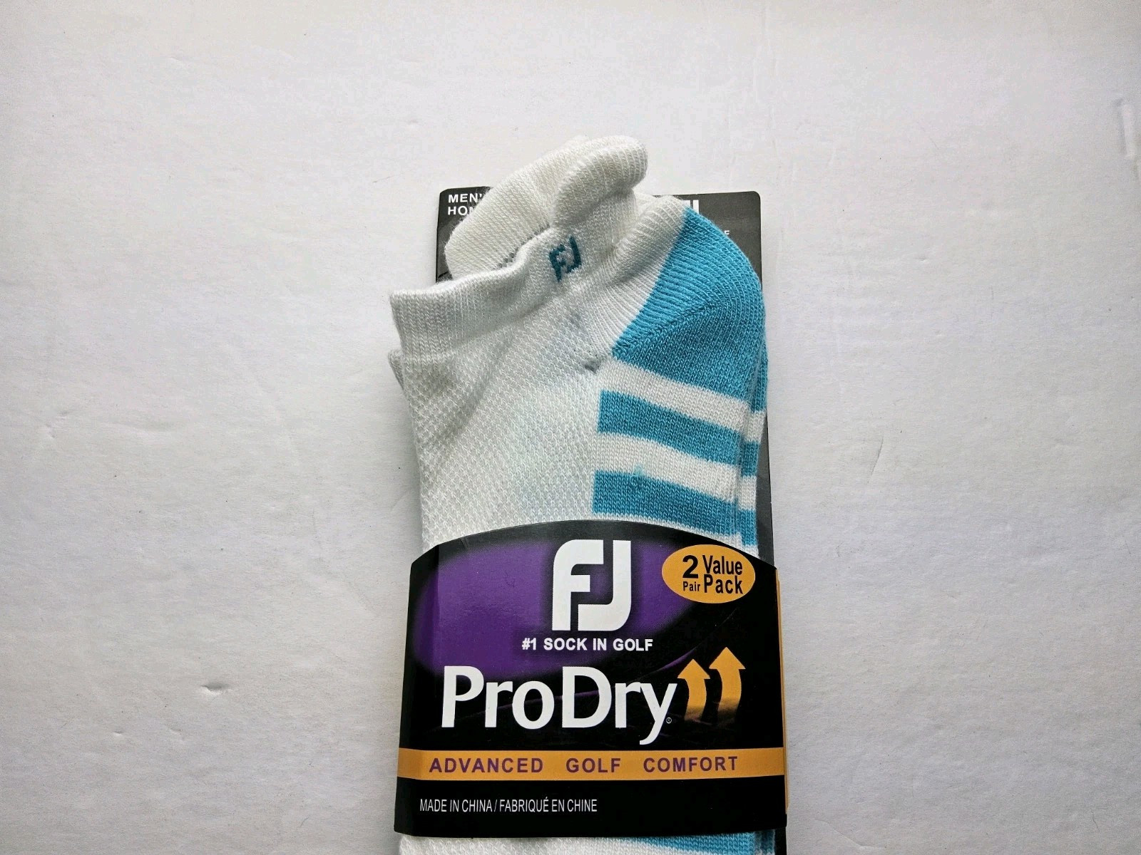 FootJoy Women’s ProDry Advanced Golf Comfort Socks Cushioned 2 Pairs One Size