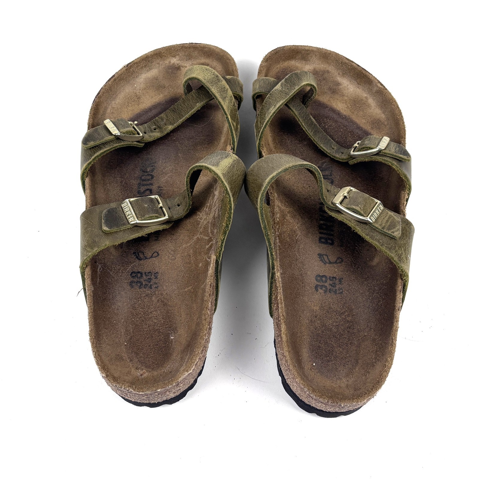 Birkenstock Mayari Women’s Leather Sandals Size 38 Regular/Wide