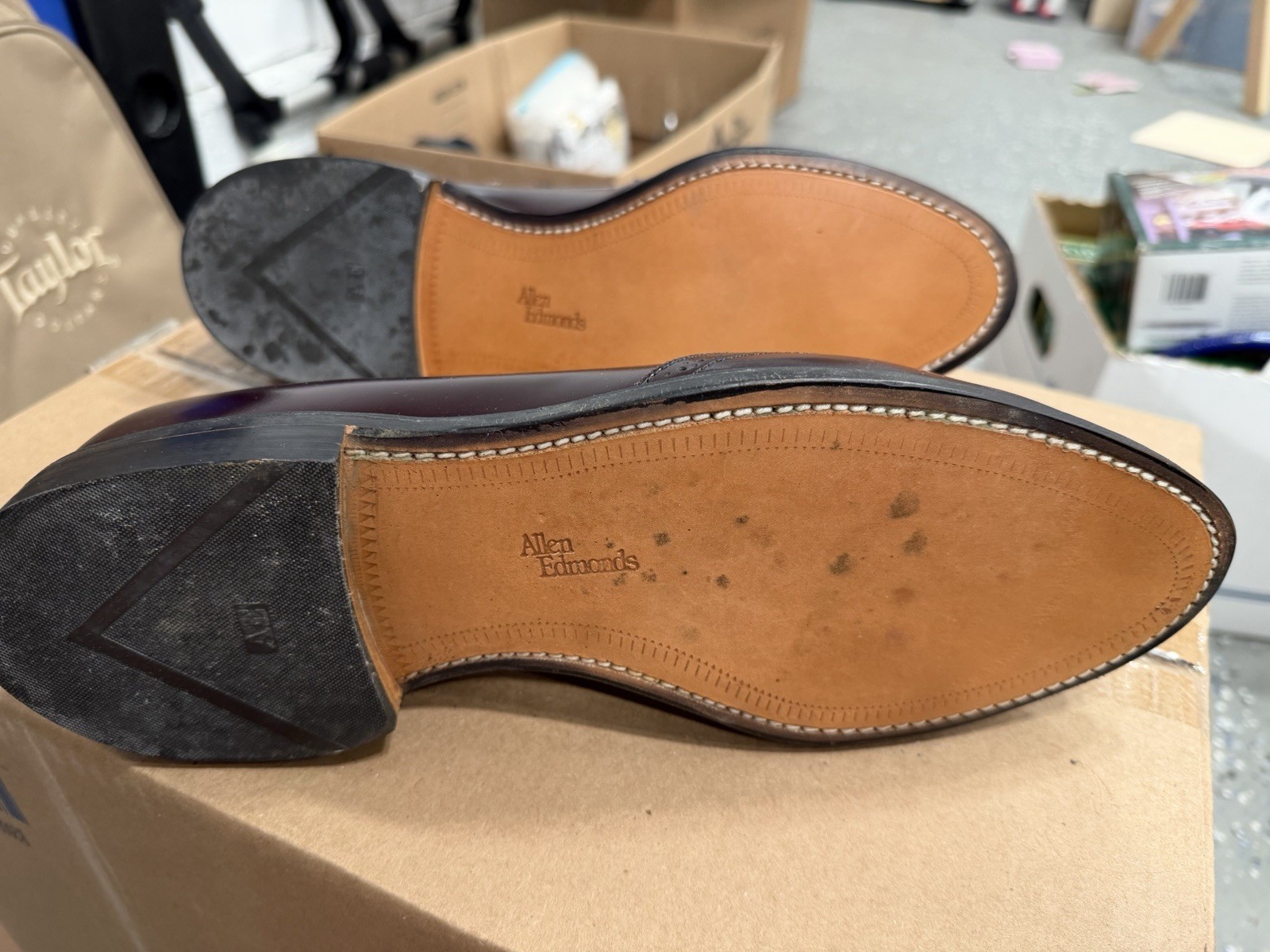 Allen Edmonds Keltie Tassel Loafer Burgundy Size 10.5 D
