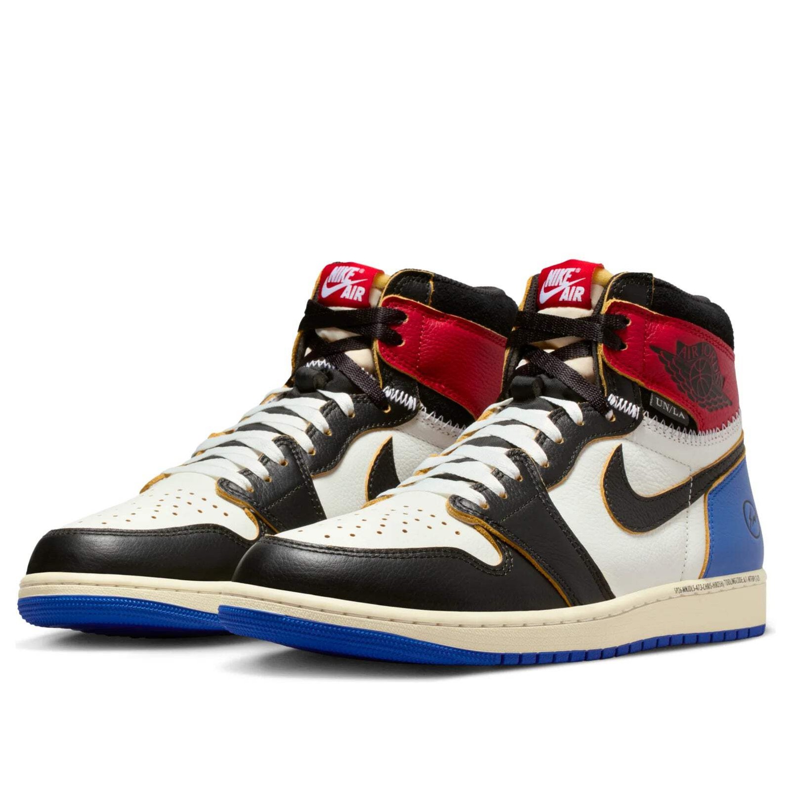 IO7847 002 Air Jordan 1 Retro High OG Fragment Union LA Varsity Red Sport Royal