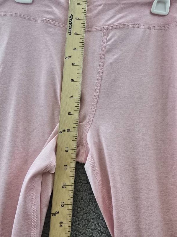 ID Ideology Core Stretch Capri Leggings Big Girls XL Rose Shadow Elastic Waist