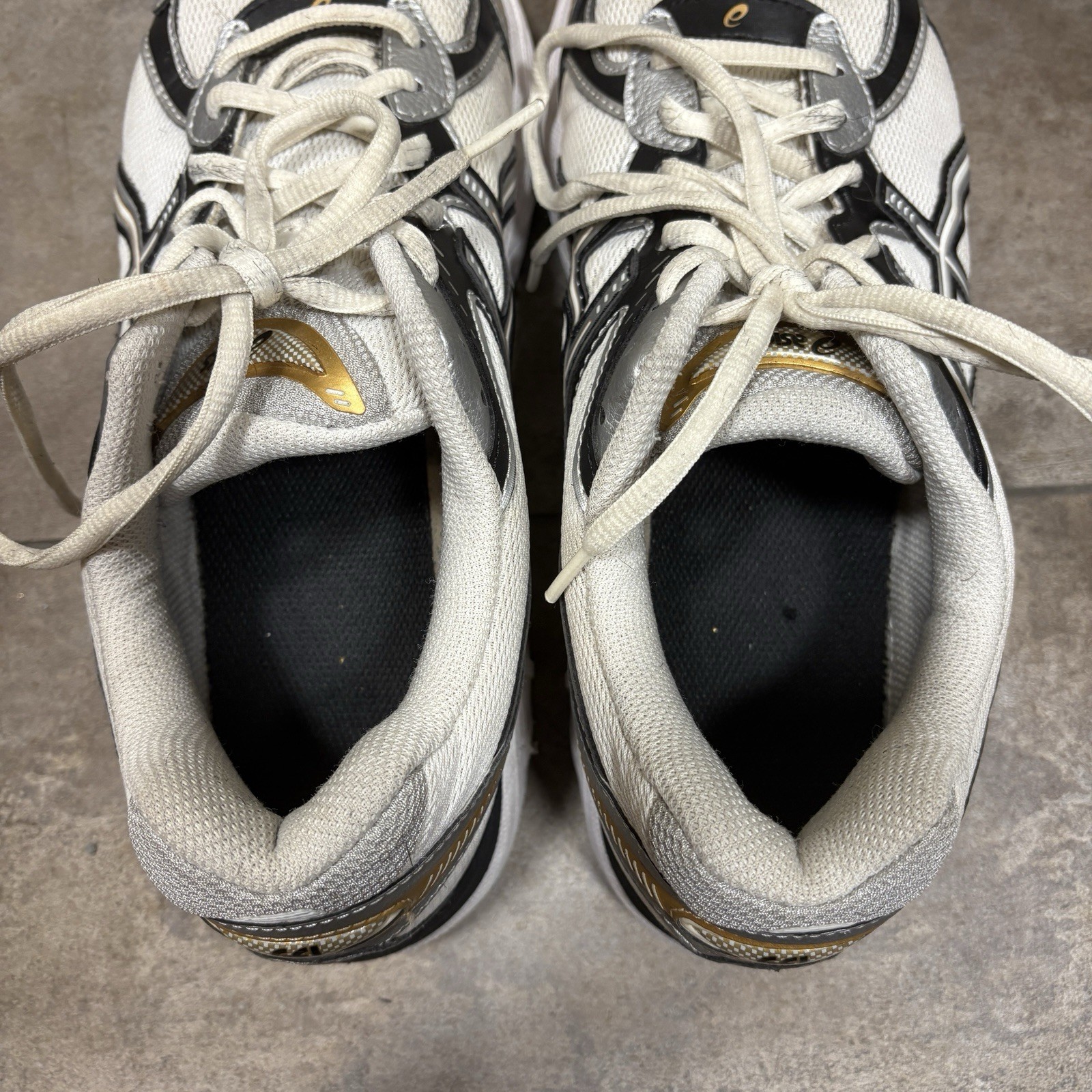 ASICS GT-2160 White Pure Silver Men’s Size 9 Sneakers 1203A320-100 Tech Runner