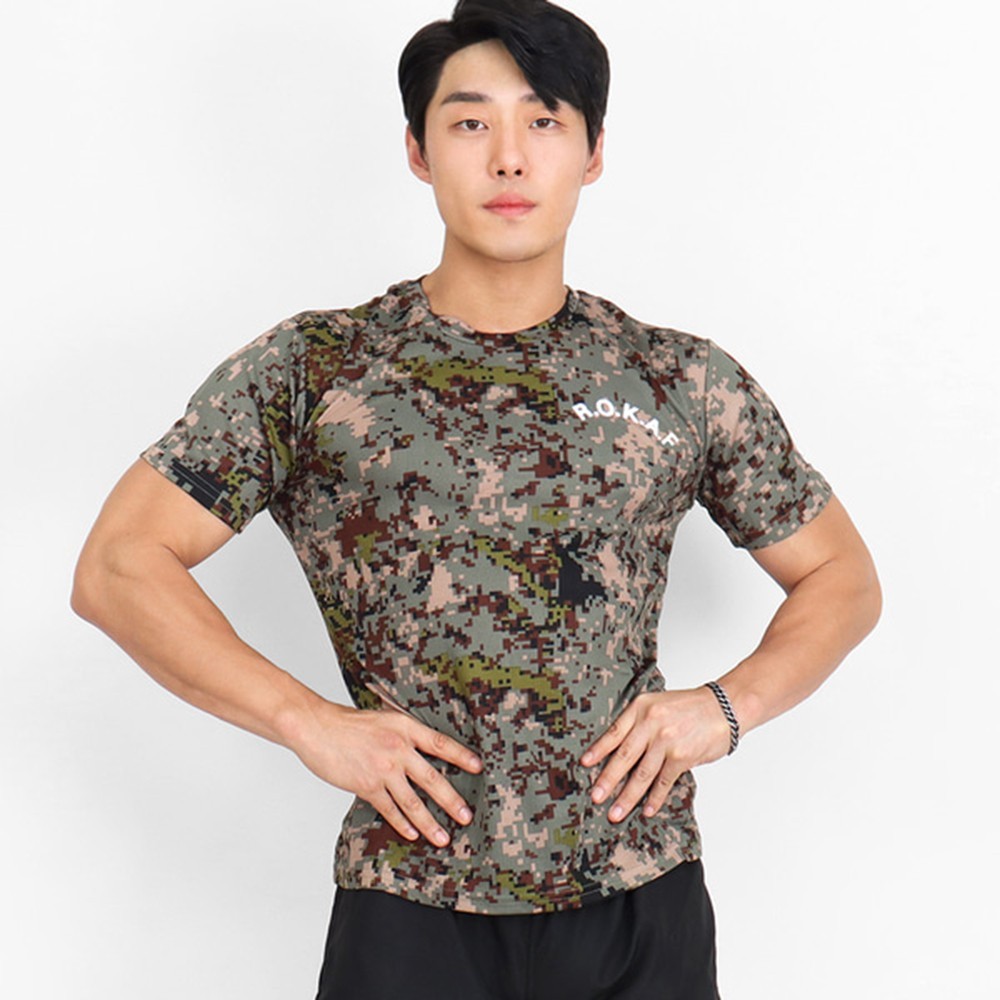 ROKAF Korean Army Cool Dry T-Shirt | Korean Flag | XS–4XL | 3 Colors