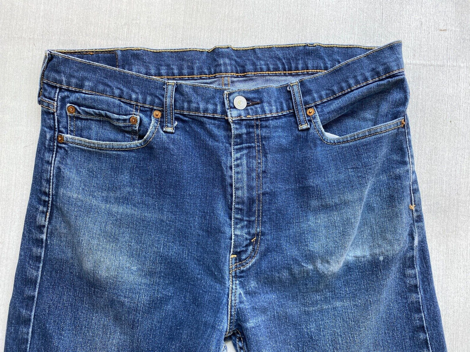 LEVI’S 513 Jeans Men’s 36 Waist 32 Length Measured 12 Front Rise 15.5 Back Rise