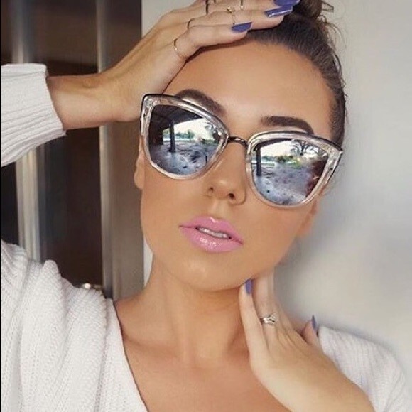 Cat Eye “Ronette” Mirrored Sexy Women’s Sunglasses Metal Frame SEXY GIRL GAFAS @