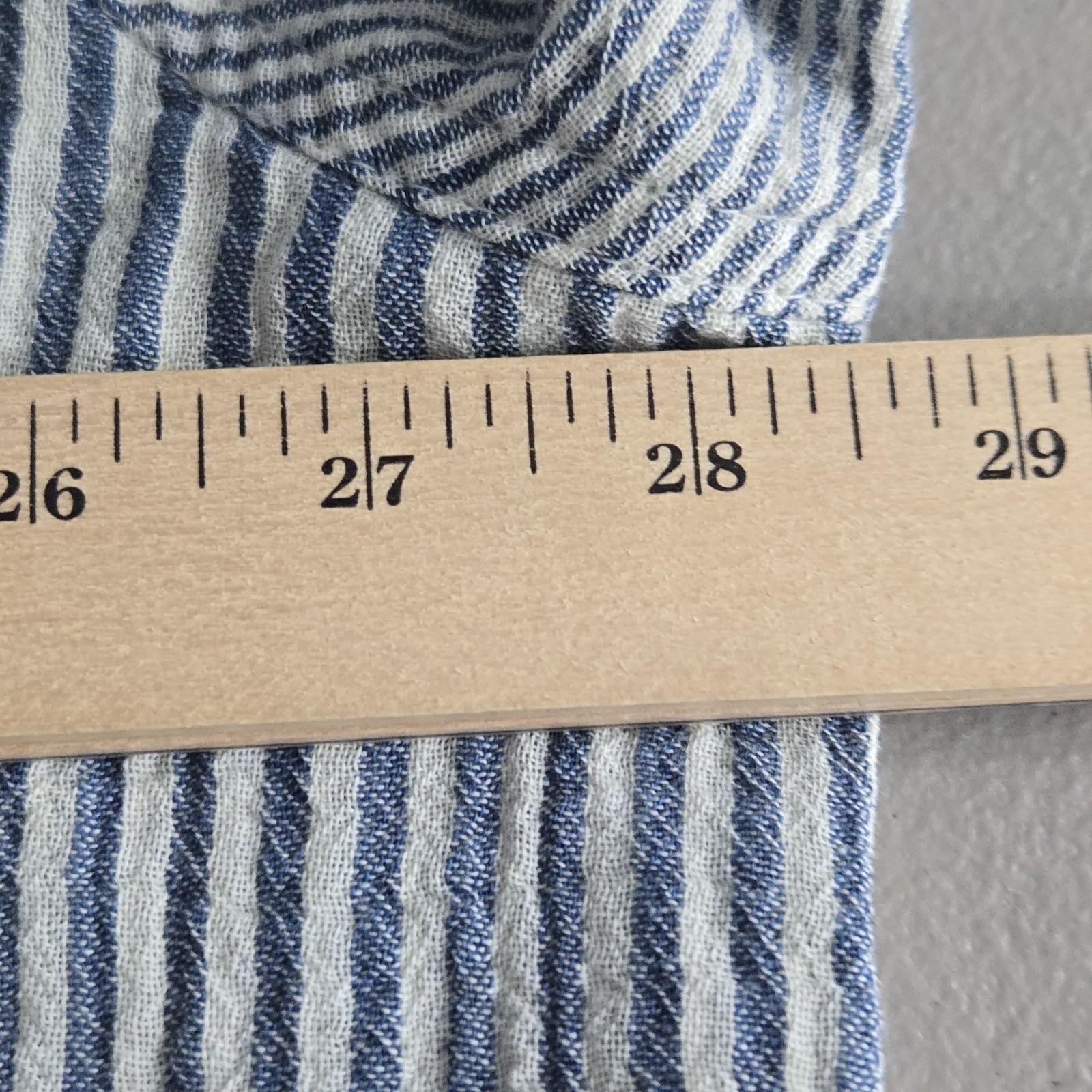 Aerie Women’s 100% Cotton Button Up Blouse Striped XL